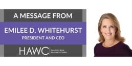 Message from Emilee D. Whitehurst - HAWC