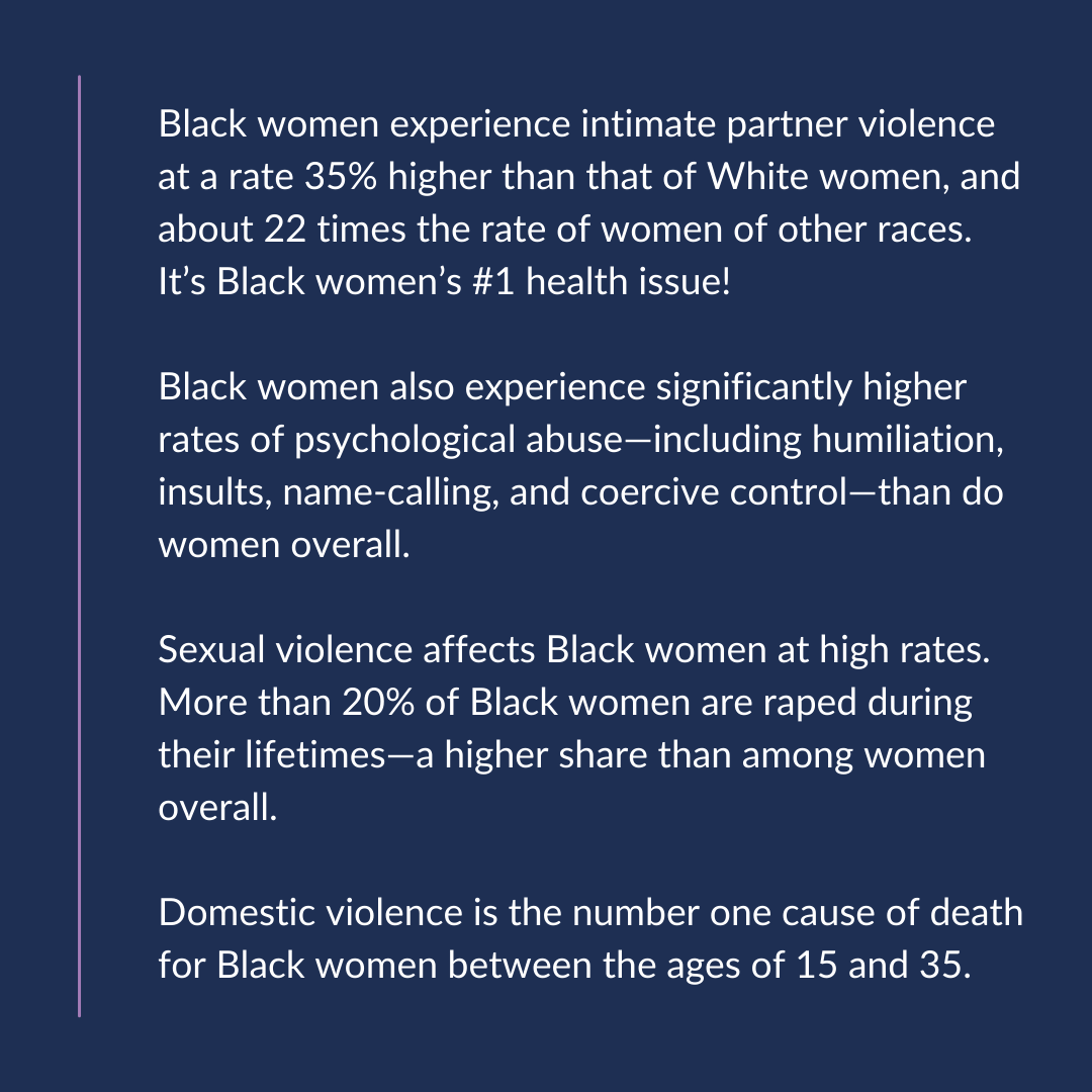 Black Women Sexual and Domestic Violence Statistics