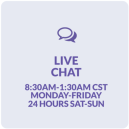Live Chat Hours