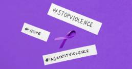 Stop the Violence - domestic violence awareness month